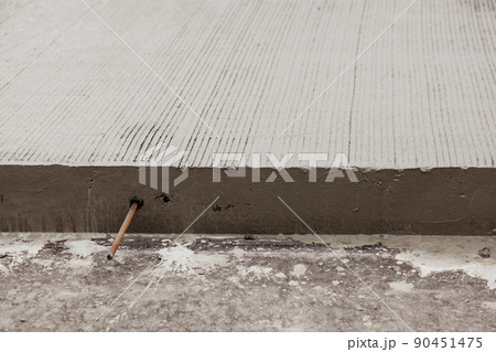 new concrete floor. 90451475