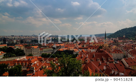 Panorama cityscape to Prague, Czech Republic Panorama cityscape to Prague, Czech Republic 90451828