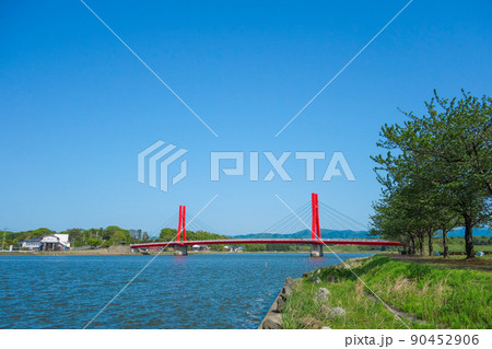 北潟湖畔公園〜アイリスブリッジ【福井県あわら市】 北潟湖畔公園〜アイリスブリッジ【福井県あわら市】 90452906