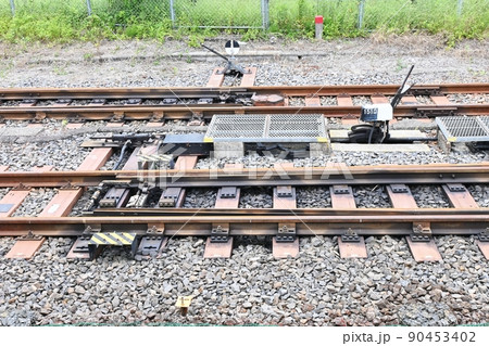 関ヶ原駅構内の転てつ機 90453402