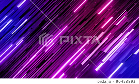 3d render. 3d abstract simple geometric background with red blue blocks like light bulbs flashing neon lights. Creative simple motion design bg with 3d objects. 3d render. 3d abstract simple geometric background with red blue blocks like light bulbs flashing neon lights. Creative simple motion design bg with 3d objects. 90453893