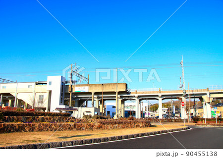 瀬戸市、愛知環状鉄道山口駅の風景 90455138