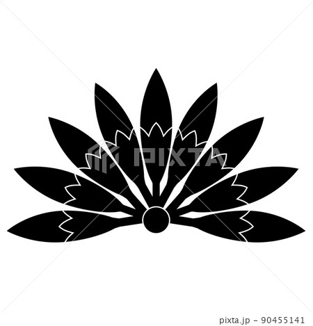 家紋です。片喰（かたばみ）の実といいます。 90455141