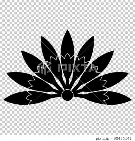 家紋です。片喰（かたばみ）の実といいます。 90455141