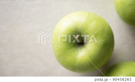 Banner with green apples Banner with green apples 90456265