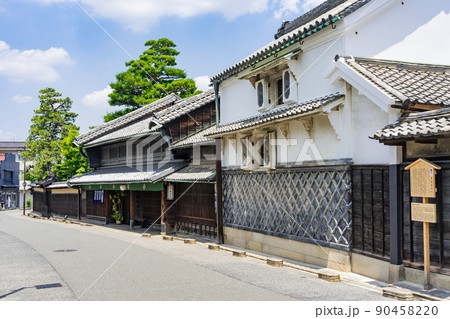 旧東海道・有松の町並み 井桁屋 服部家住宅倉 旧東海道・有松の町並み 井桁屋 服部家住宅倉 90458220