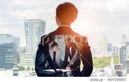 働く人々　ビジネスイメージ 90459060
