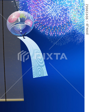 夏祭り 花火大会 背景素材 夏祭り 花火大会 背景素材 90459662
