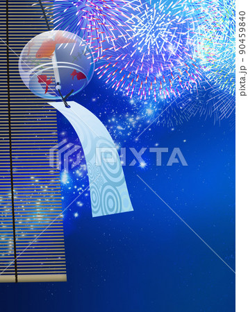 夏祭り 花火大会 背景素材 夏祭り 花火大会 背景素材 90459840