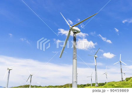 SDGs7 クリーンエネルギー 太陽光発電と風力発電 SDGs7 クリーンエネルギー 太陽光発電と風力発電 90459869