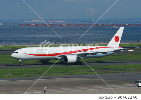 政府専用機　日の丸 90462240