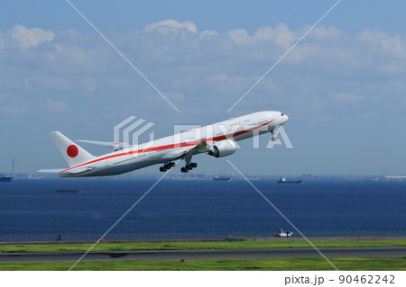 政府専用機　日の丸 90462242