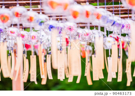 京都府綴喜郡宇治田原町の正寿院の風鈴祭りを撮影したもの 90463173