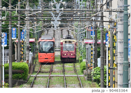 ＜東京都＞東京さくらトラム（都電荒川線）　学習院下 90463364