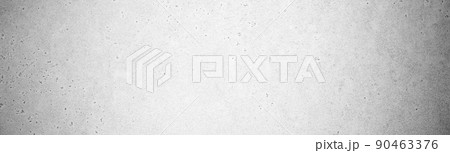 White concrete wall dark vignette background. Grunge grayscale frame with stone texture 90463376