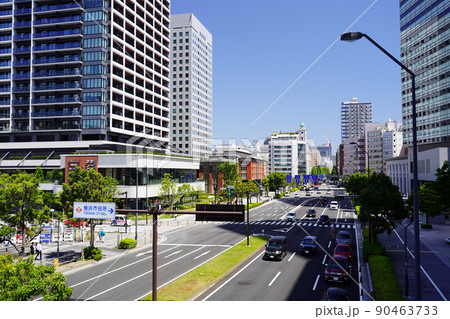 横浜 馬車道駅付近の風景 横浜 馬車道駅付近の風景 90463733