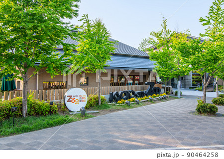 京都府京都市　快晴の京都市動物園 90464258