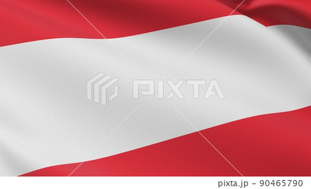 Austria flag. Vienna sign. European country. Austrian official patriotic symbol of celebration of National Day, October 26. Realistic 3D illustration with cotton texture. Austria flag. Vienna sign. European country. Austrian official patriotic symbol of celebration of National Day, October 26. Realistic 3D illustration with cotton texture. 90465790