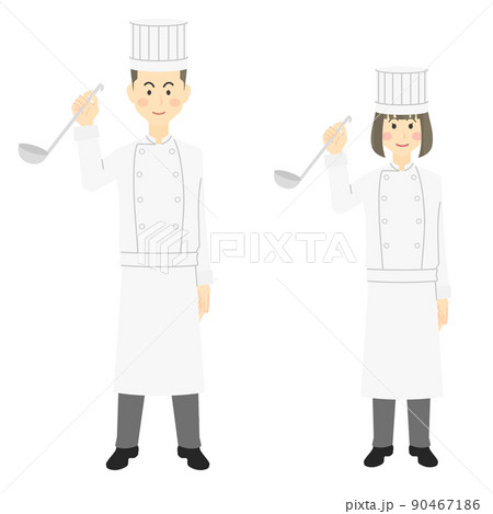 職業[料理人の男女]	 90467186