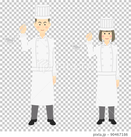 職業[料理人の男女]	 90467186