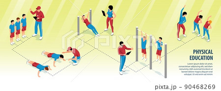 Physical Education Infographics Physical Education Infographics 90468269