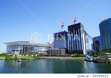 横浜 建設中のみなとみらいの商業施設 横浜 建設中のみなとみらいの商業施設 90468624