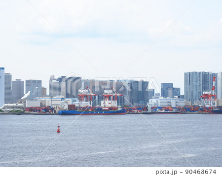 大井ふ頭　青海ふ頭　ガントリークレーン 90468674
