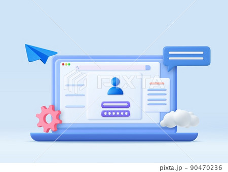 Computer and account login and password 90470236