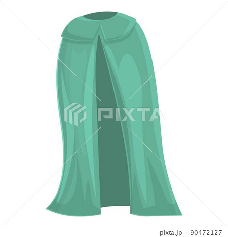 Mantle icon cartoon vector. Cloak cape. Super flying Mantle icon cartoon vector. Cloak cape. Super flying 90472127