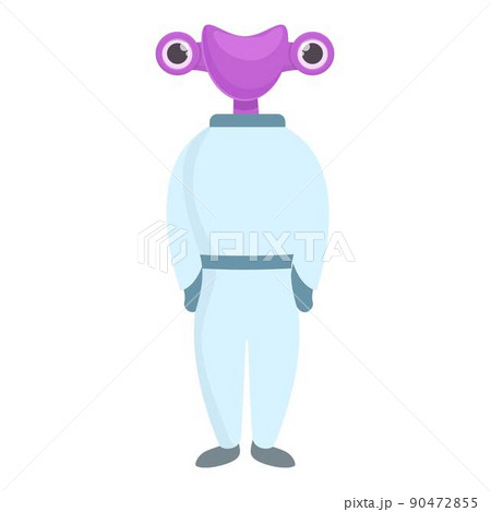 Alien character icon cartoon vector. Cute ufo. Funny monster 90472855