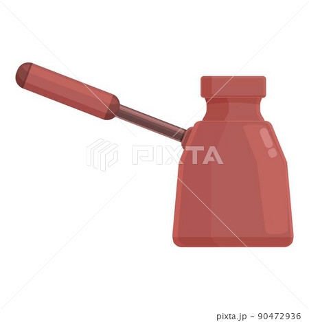 Turkish cezve icon cartoon vector. Coffee pot. Cafe cup Turkish cezve icon cartoon vector. Coffee pot. Cafe cup 90472936