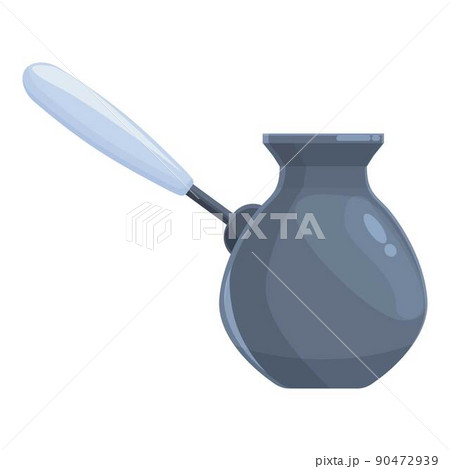 Kitchen coffee pot icon cartoon vector. Cezve cup. Traditional arabic Kitchen coffee pot icon cartoon vector. Cezve cup. Traditional arabic 90472939