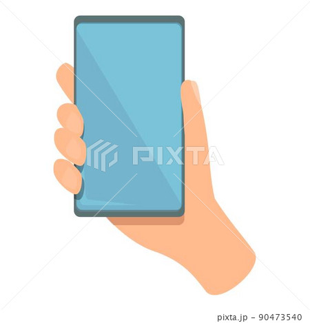Mobile smartphone icon cartoon vector. Phone screen. App cell 90473540