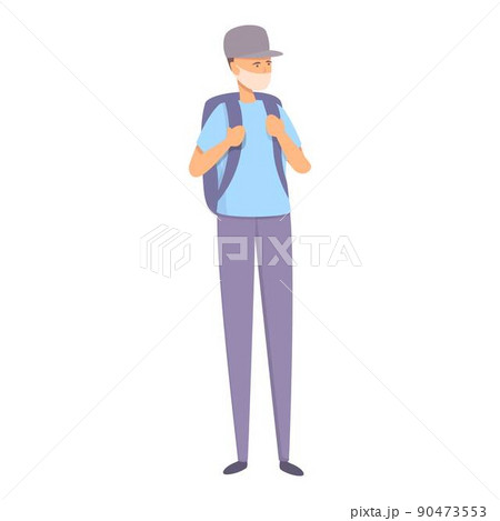 Family travel icon cartoon vector. Vacation trip. Summer tourism 90473553