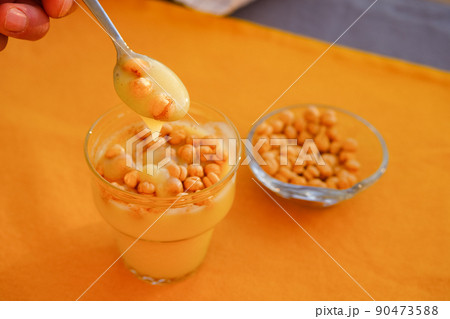 Boza or bosa, traditional fermented Turkish beverage 90473588