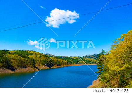 錦秋湖(岩手県) 90474123