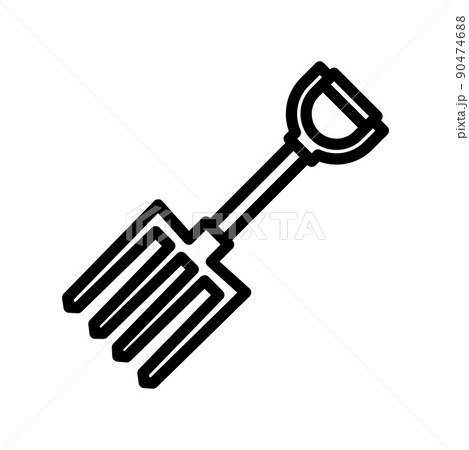 Illustration Vector Graphic of Fork Garden icon Illustration Vector Graphic of Fork Garden icon 90474688