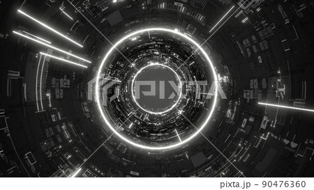 トンネル VJ リング 基地 サイバー 白黒 [別Verあり] 90476360