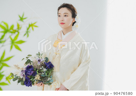 白無垢 綿帽子 白無垢 綿帽子 90476580