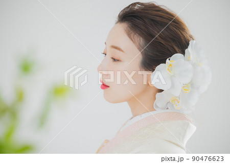 白無垢 洋髪 白無垢 洋髪 90476623