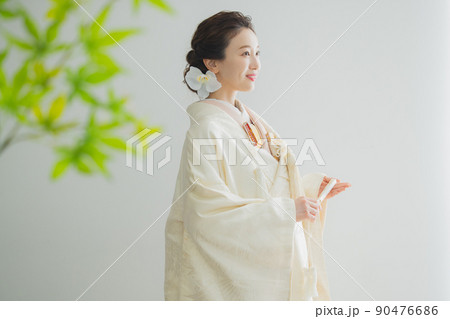 白無垢　洋髪 90476686