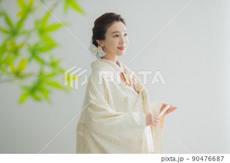 白無垢　洋髪 90476687