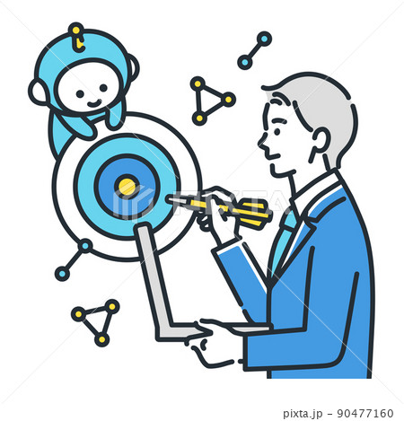 最適な施策を打つために、AIの情報をマーケティングに生かす。 最適な施策を打つために、AIの情報をマーケティングに生かす。 90477160