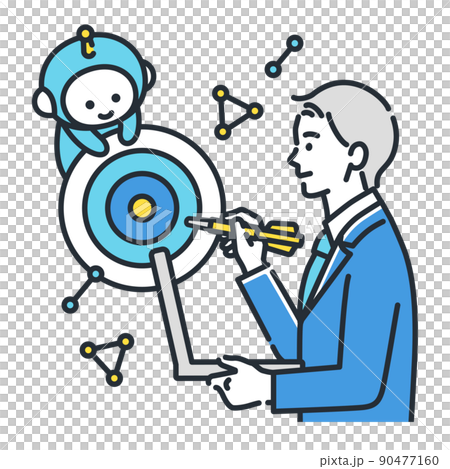 最適な施策を打つために、AIの情報をマーケティングに生かす。 最適な施策を打つために、AIの情報をマーケティングに生かす。 90477160