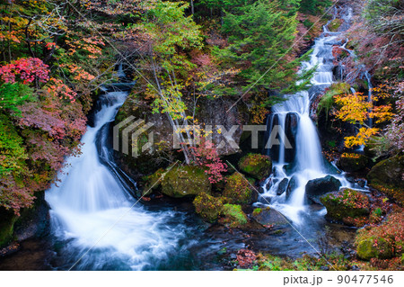 竜頭の滝（秋） 90477546