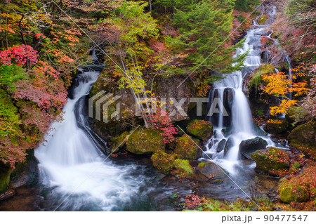 竜頭の滝（秋） 90477547