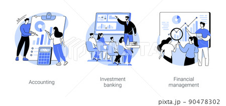 Master of Science in finance isolated cartoon vector illustrations se 90478302