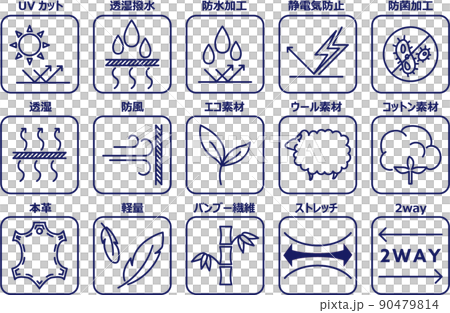 Fashion-related material Function description icon Fashion-related material Function description icon 90479814