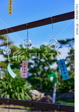 姶良神社（鹿児島県姶良市脇元）　夏の風物詩　風鈴 90480761