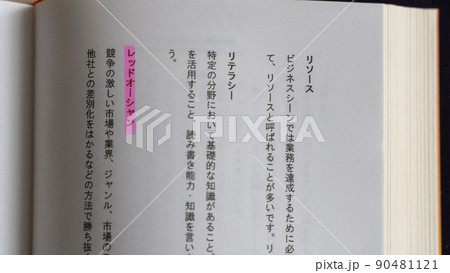 会社で働くサラリーマン 社会人の職場 専門・ビジネス用語(レッドオーシャン)ピンク 会社で働くサラリーマン 社会人の職場 専門・ビジネス用語(レッドオーシャン)ピンク 90481121